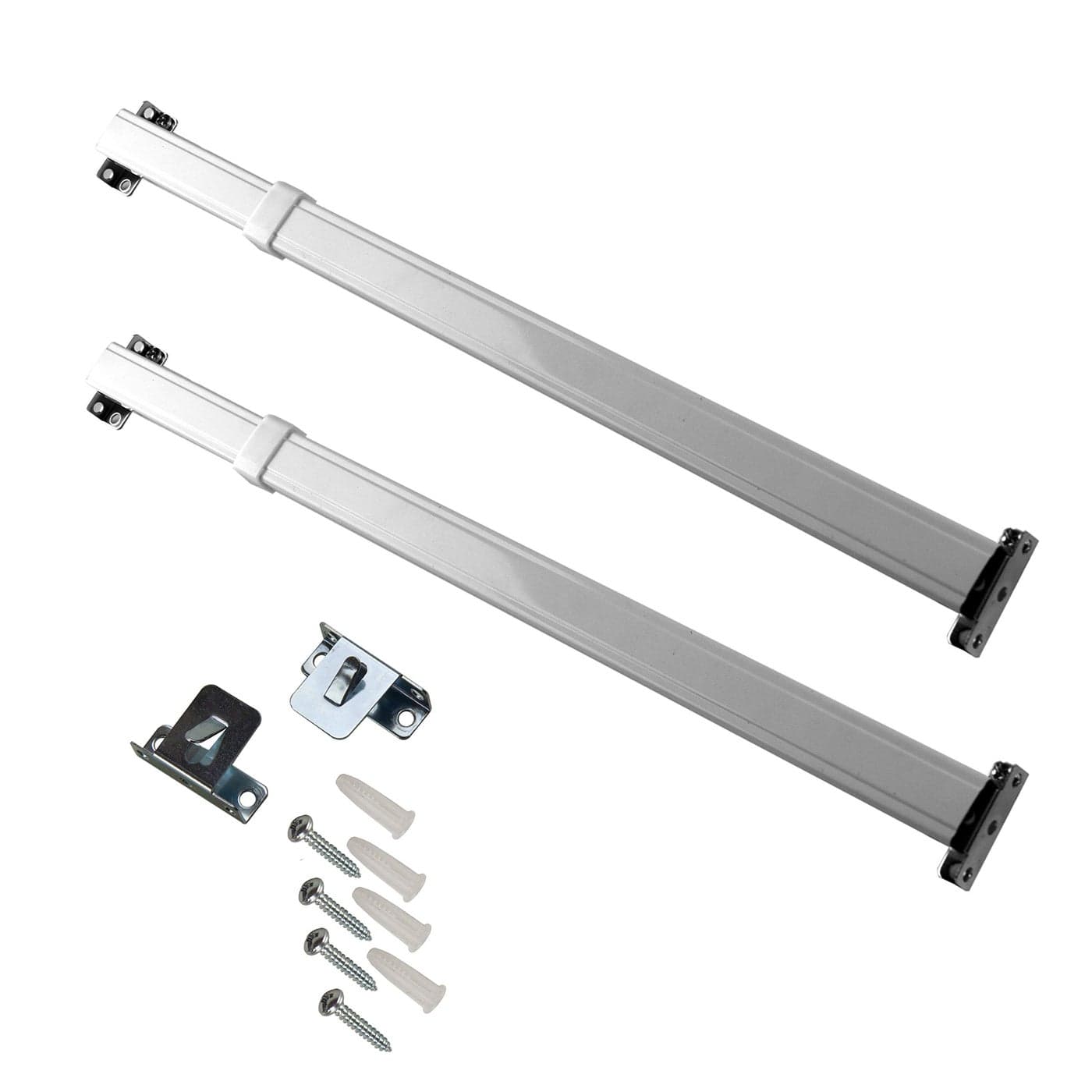 Rod Desyne KSH1120 Flat Sash Rod Set of 2 1120 inch White