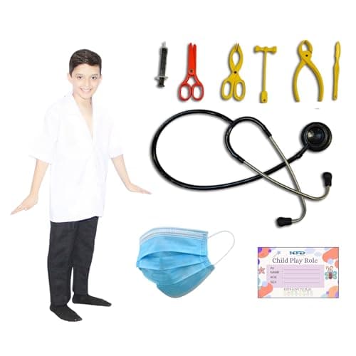 Kaku Fancy Dresses Doctor Play Set for Kids with Accessories | Doctor Kit Toy | Medical Pretend Play Set for Boys & Girls
