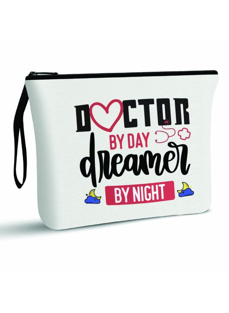 PRINTSHOP4ME Doctors Day Cosmetic Bag for Women - Stylish Doctors Day Gift for Women - Doctors Day Thank You Gift - Cosmetic Bag for Women Doctors