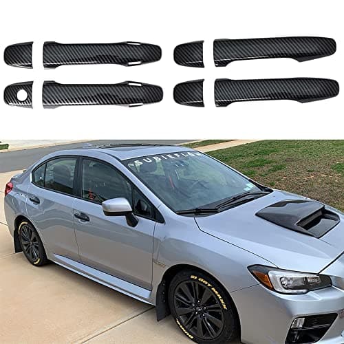 Kolya Exterior Door Handle Cover Trim for Subaru Accessories WRX WRX STI 2015-2021, XV Crosstrek 2013-2017, Forester 2013-2018, Outback 2015-2025 (with Smart Keyhole)