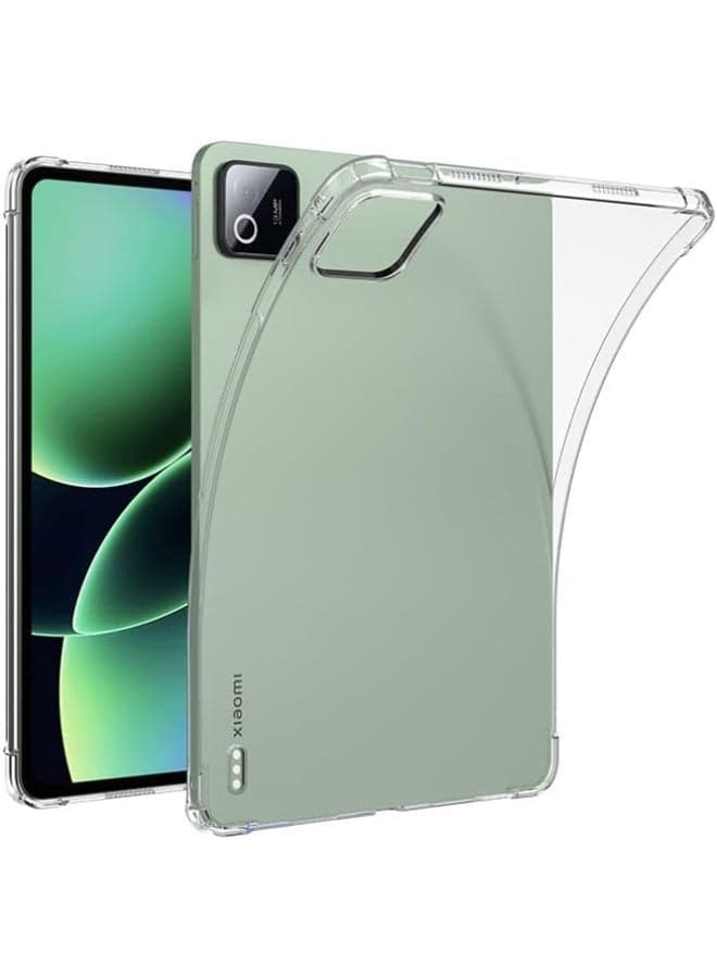 Tablet Case for Xiaomi Pad 8/ Xiaomi Pad 8 Pro 11.2 inch Airbag Drop Protection Soft Flexible Silicone TPU Shockproof Anti Yellowing Cover