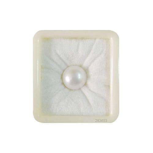 Anuj Sales 8.25 Ratti White Pearl Gemstone Certified Moti Stone for Man and Woman with Lab Certificate