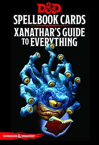 Dungeons Dragons Spellbook Cards Xanathars Guide To Everything Board Games