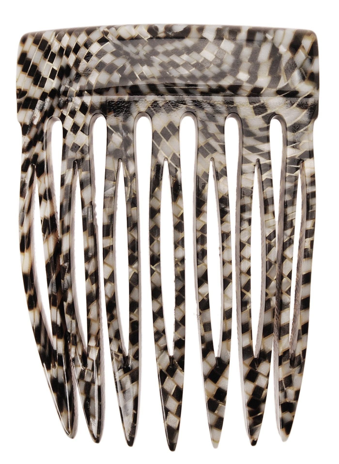 France Luxe Mini Push Up Comb - Opera Silver