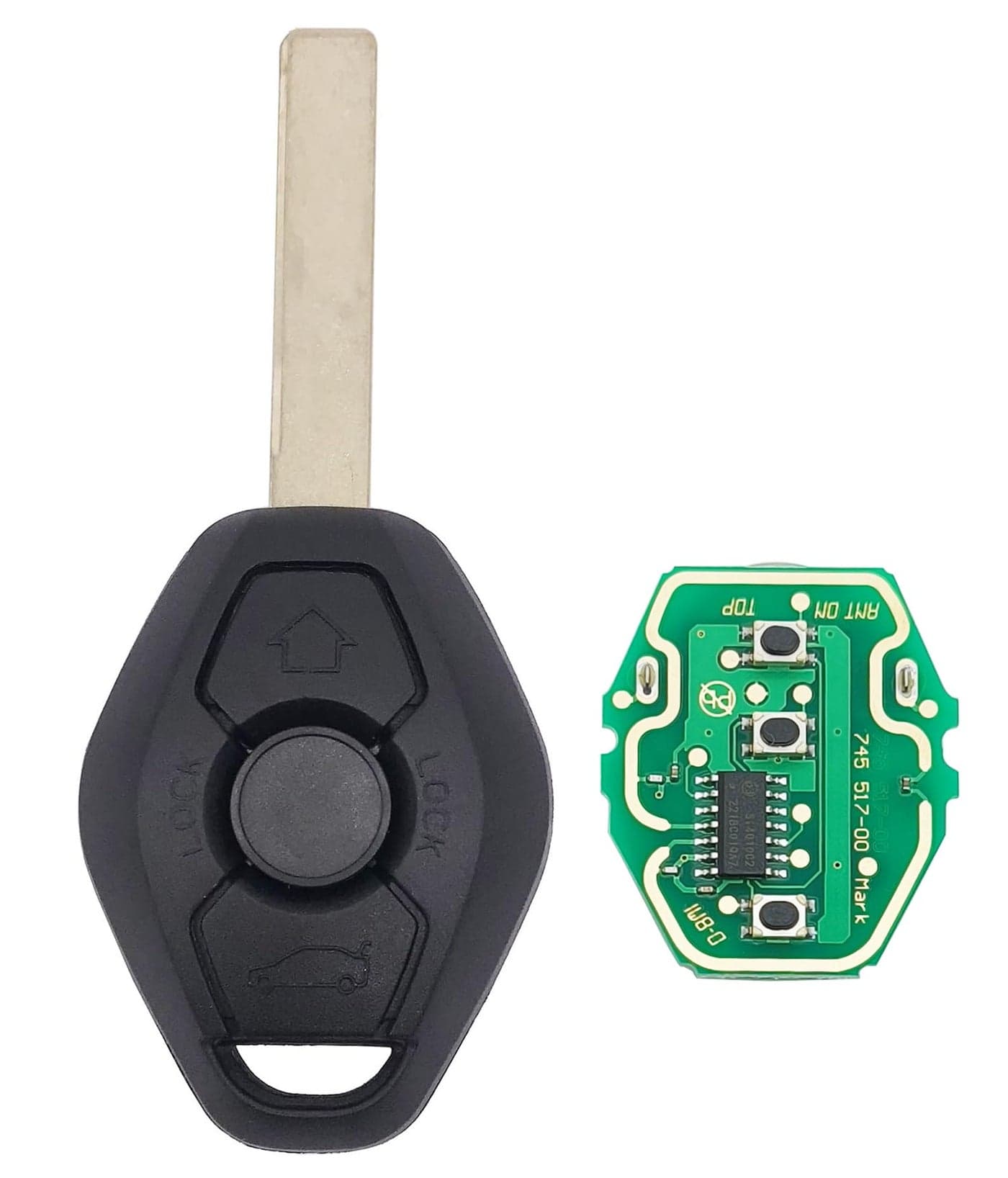 Keyless Entry Remote Replacement Key Fob fit for BMW 325 330 318 525i 530 540 E38 E39 E46 M5 X3 X5 Key Fob 315mhz/433mhz (1)