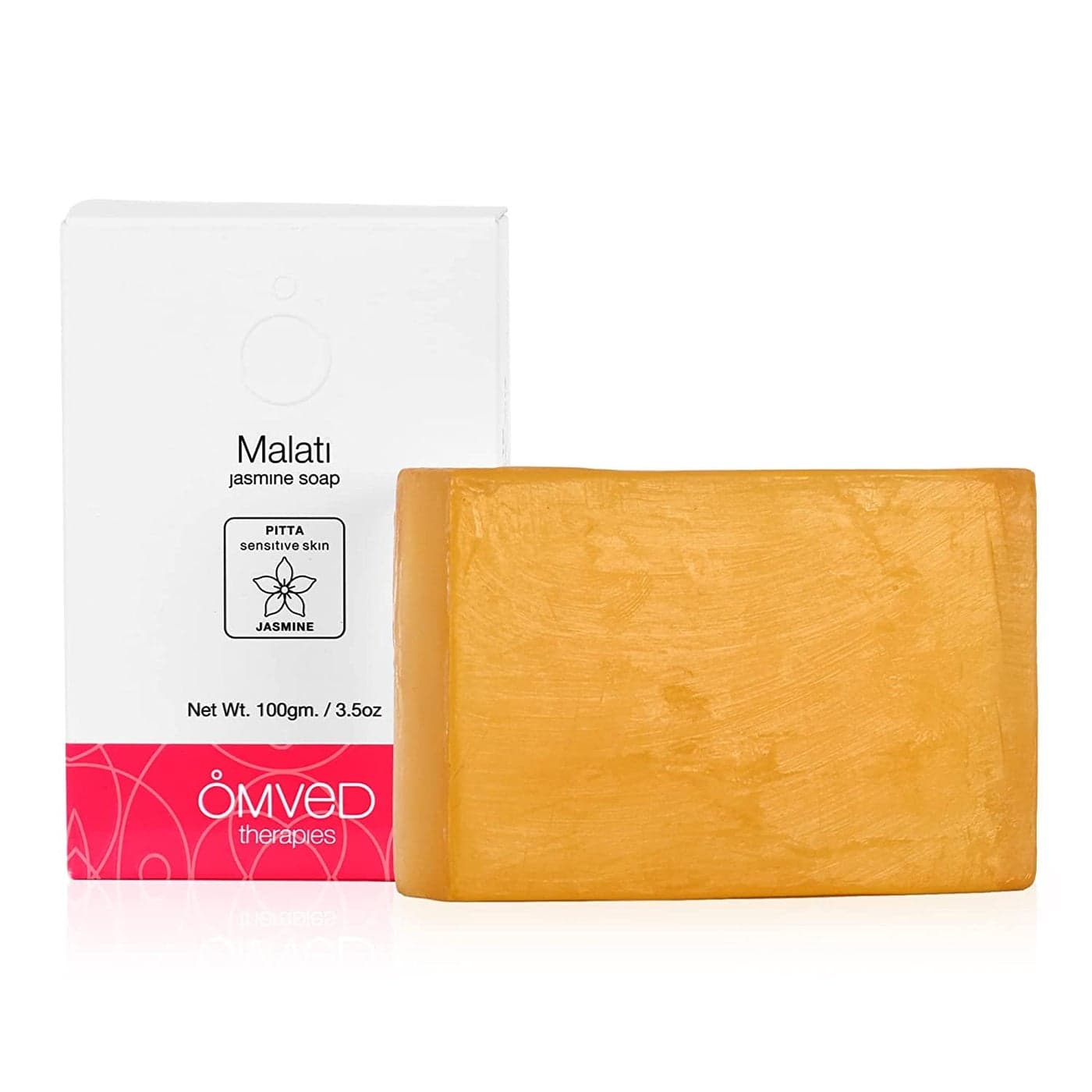 Omved MALATI Natural Jasmine Soap 100 Pure Vegan and ColdPressed 100 g