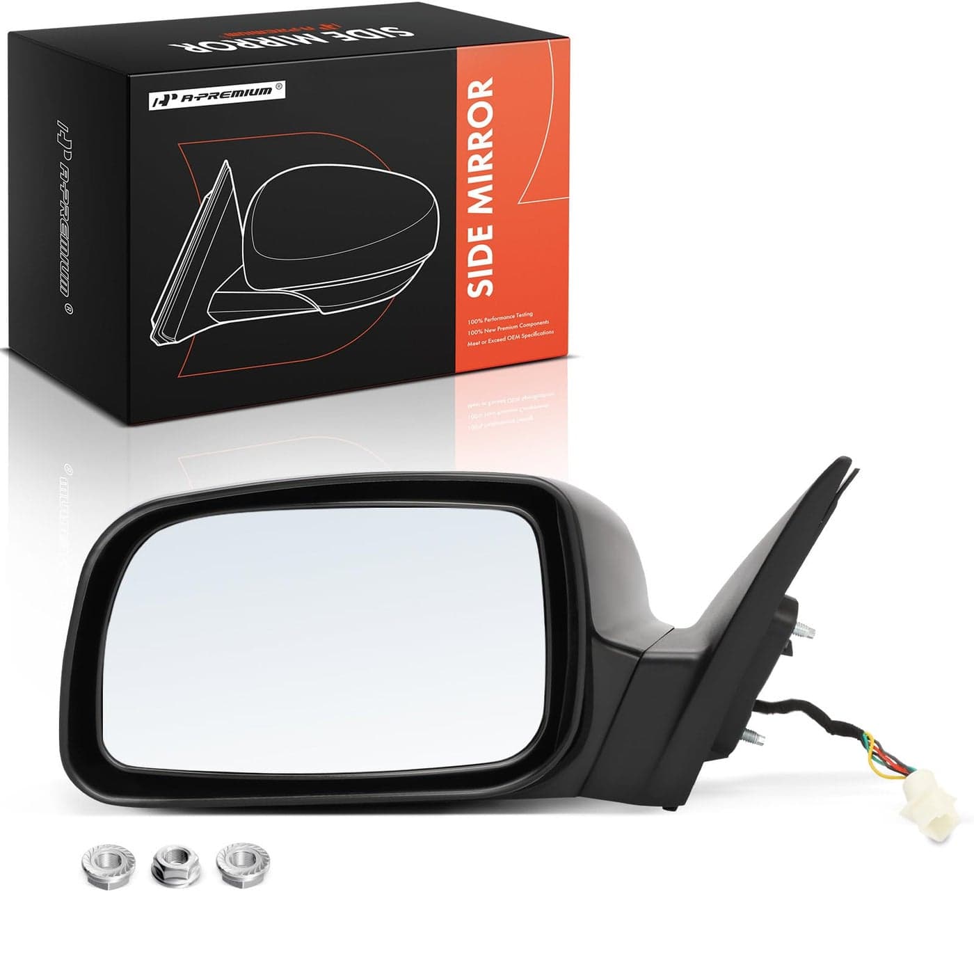 APremium Left Driver Side Power Door Mirror Compatible with Toyota Camry 2007 2008 2009 2010 2011 Heated NonFolding Black Outside Rear View Mirror USA Built Replace 8794006925