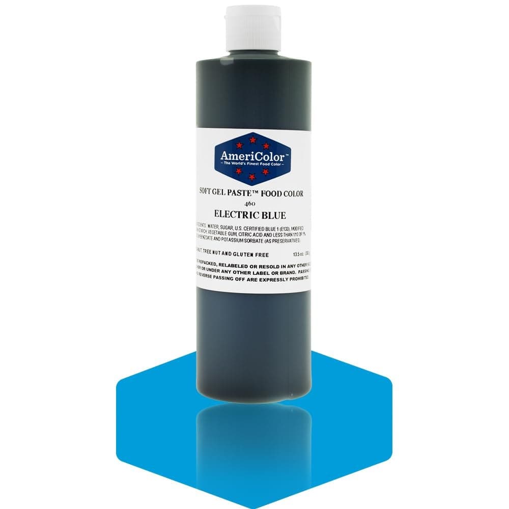 ELECTRIC BLUE 135 Ounce Soft Gel Paste Food Color
