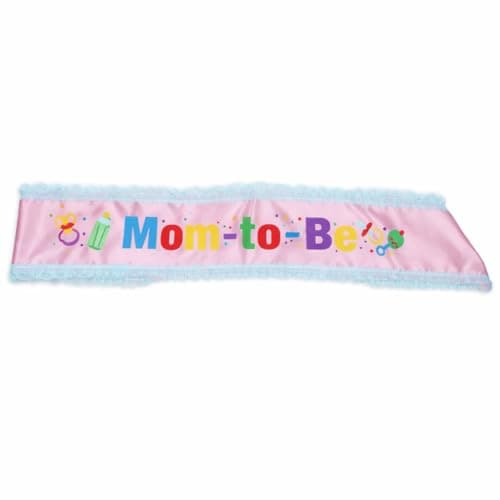 Wanna Party Mom to Be Sash (Pink)
