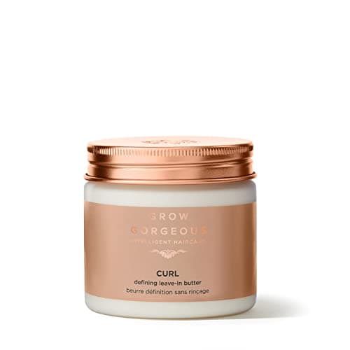 Grow Gorgeous Curl Leave-in Butter 200ml - With Hyaluronic Acid and Cocoa Butter for Smooth, Manageable, Bouncy Curls - Vegan