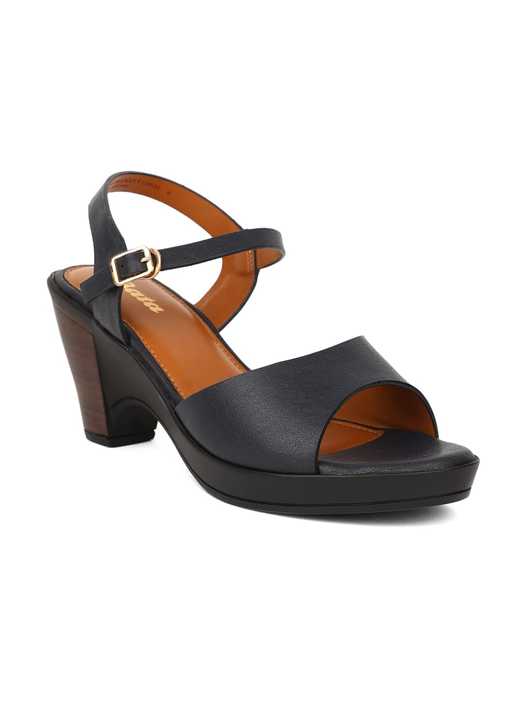 Bata Gail Women's Navy Heels - 4 UK (7619955)