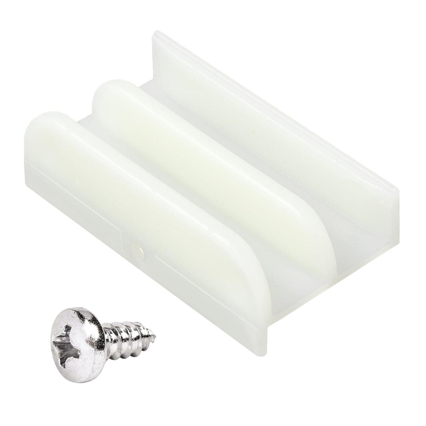 M6219 Sliding Shower Door Bottom Track TopHung Shower Door Track Suitable for 716inch Thick Glass 12inch Channels Glass Shower Door Plastic Track M6219 1 Pack