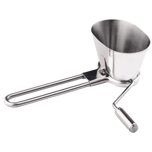 zaoalife Stainless Steel Parsley Chopper,Parsley Mill Shredder,Manual Parsley Shredder,Rotary Vegetable Grater,Handheld Spice Grinder,Metal Coriander Cutter