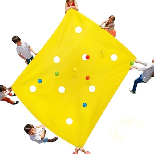 Sonyabecca Hole Tarp Team Building Exercise Activities Games Teamwork Group Learning Fun Playing Yellow85Lx57W