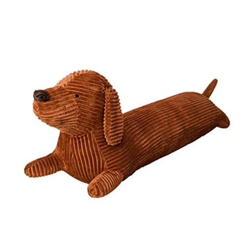 KOWAKA Dachshund Dog Plush Hug Pillow Soft Durable Stuffed Throw Cushion Dachshund Animals Hug Pillow for Sofa Chair Home Decoration Gifts for Kids 433inches