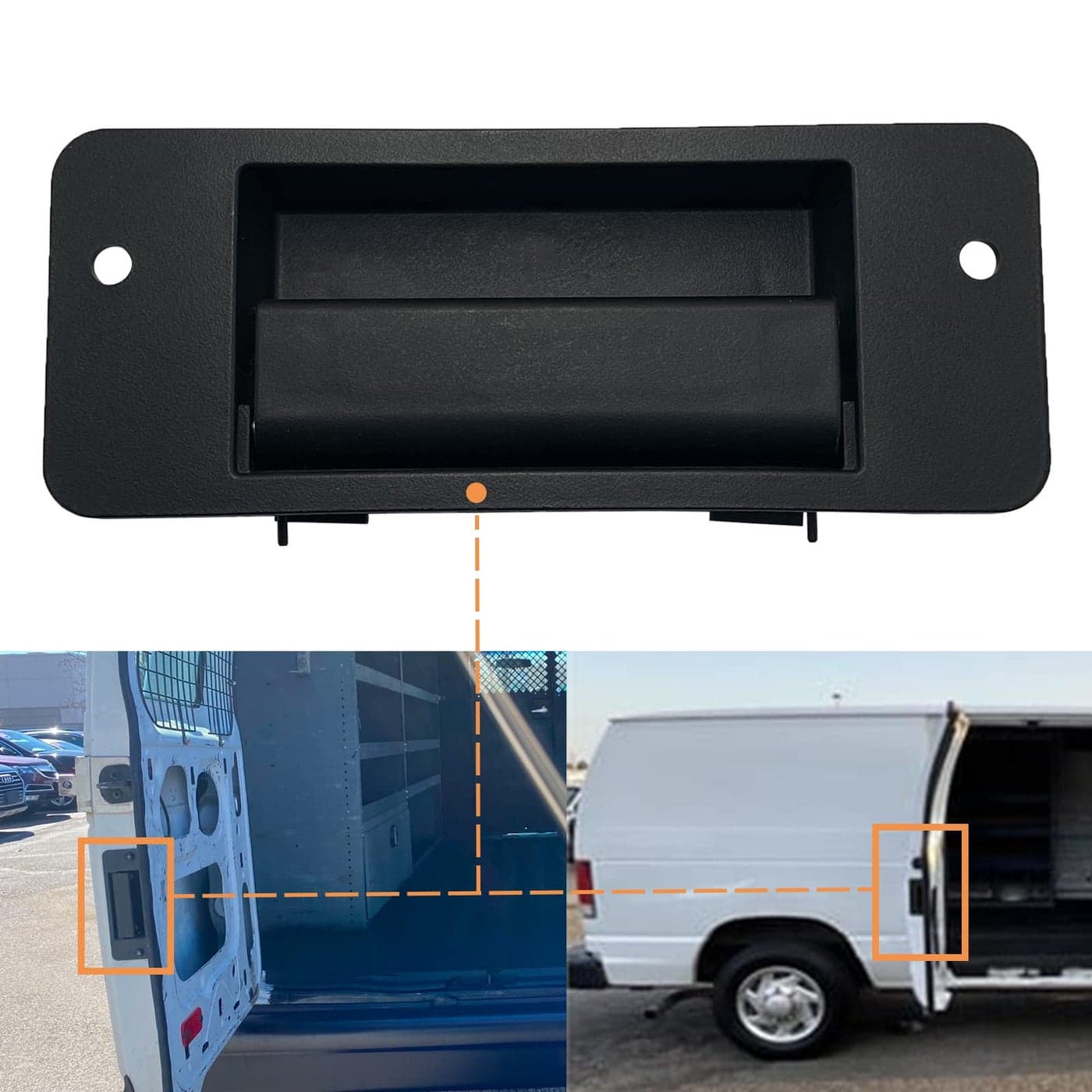 APPERFiT Door Handle Compatible with 19922014 Ford E150 E250 E350 E450 ESeries Van Replaces 6C2Z1543401AA 80916