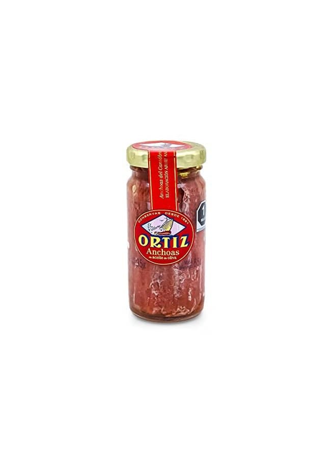 Ortiz Anchovy Fillets in Oil 95 Gram Jar