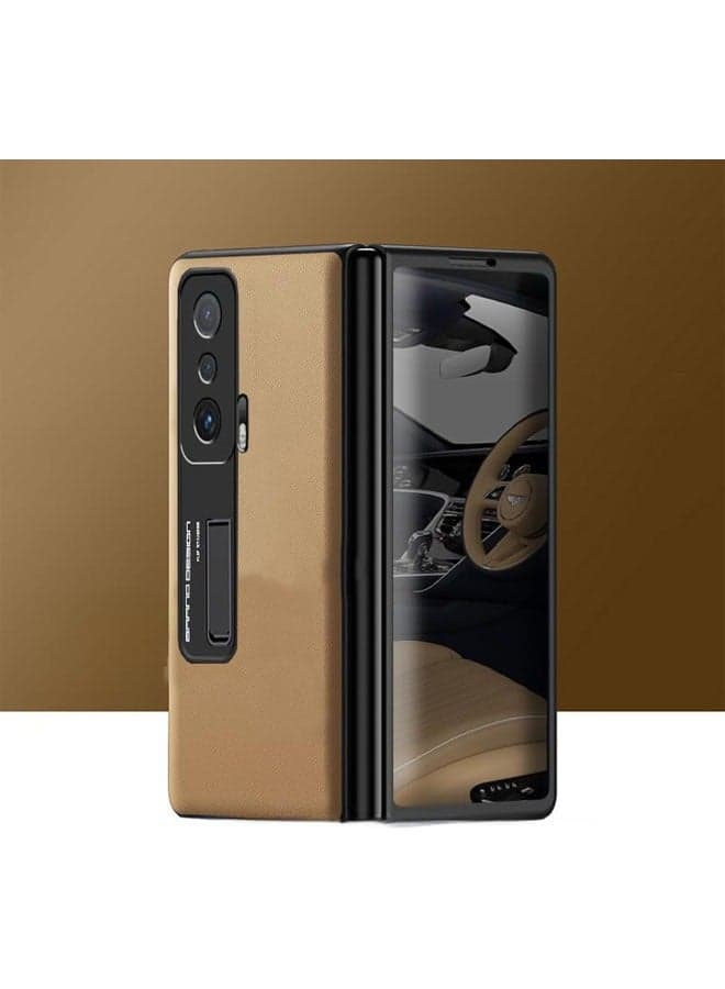 Compatible with Honor Magic V2 Case, Shockproof Leather Protective Phone Case with Screen Protector u0026 Magnetic Kickstand for Magic V2