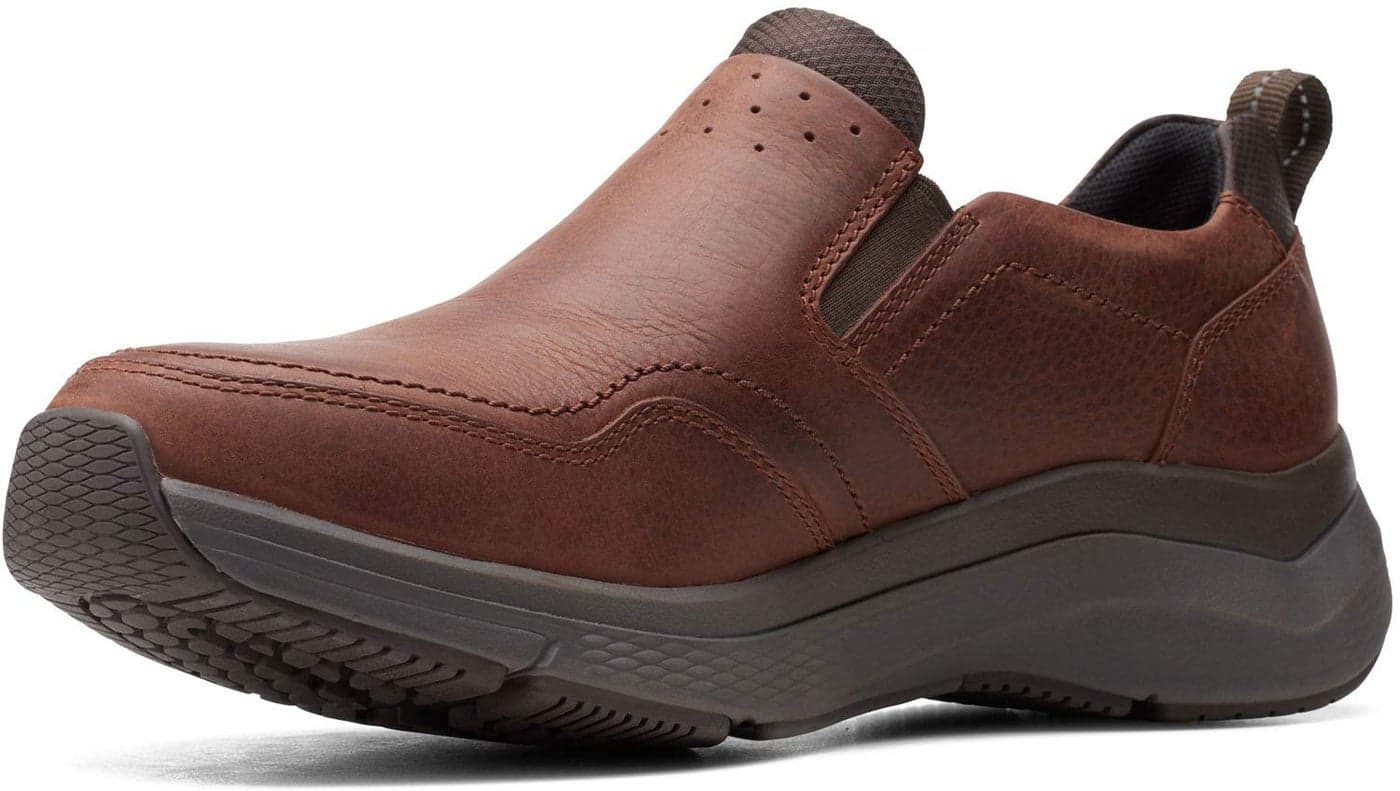 Clarks Wave 2.0 Edge Men's Slip On, 12 2E US, Brown