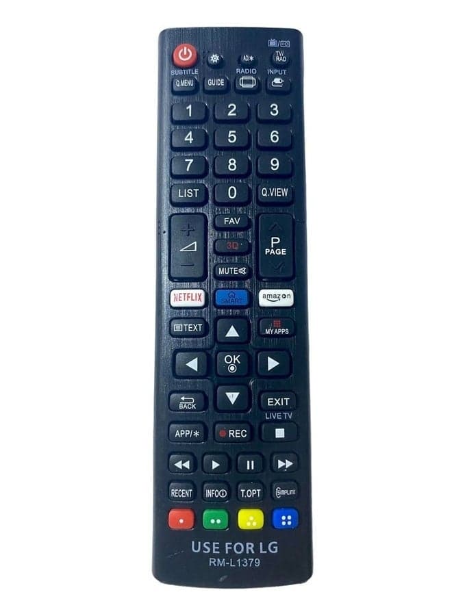 TV Remote Control For LG Screen Black