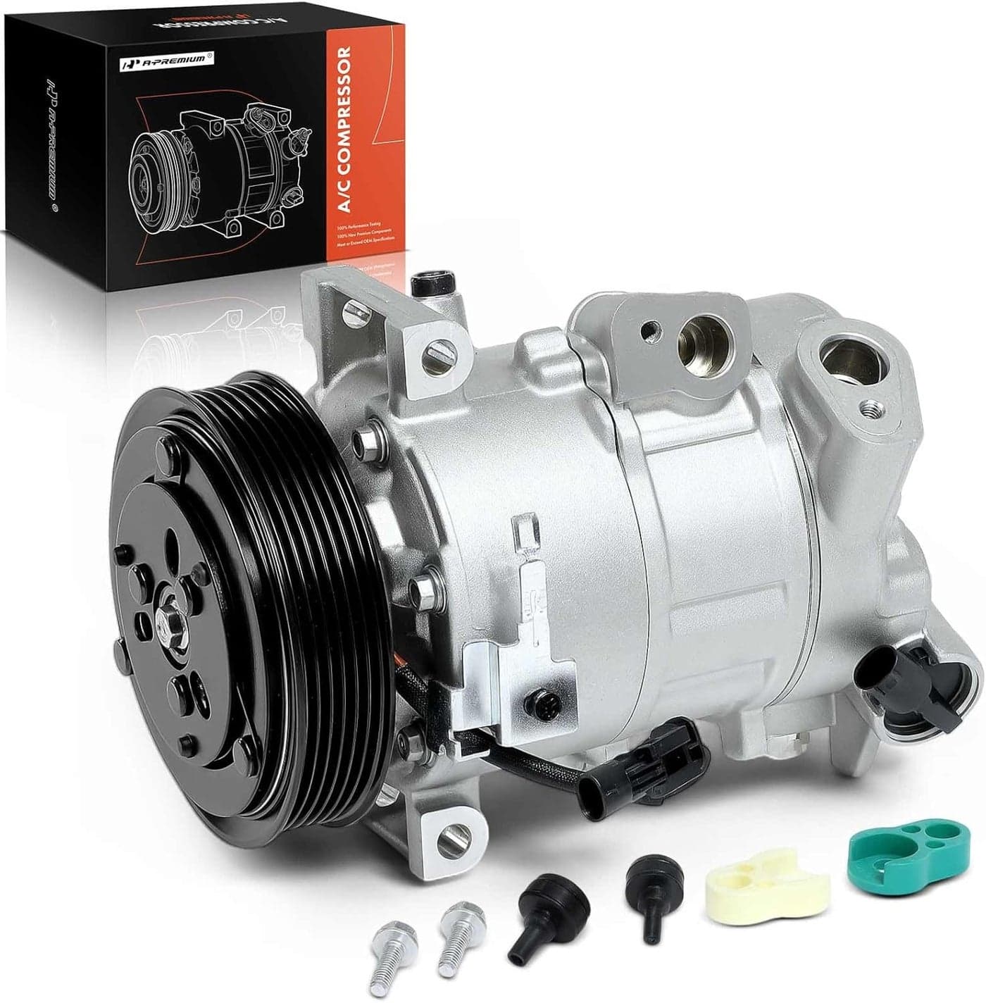 A-Premium AC Compressor with Clutch for Alfa Romeo Giulia