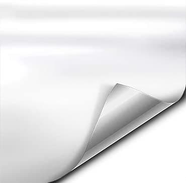 VViViD Satin Finish Premium Adhesive Vinyl Wrap Film 15ft x 5ft White