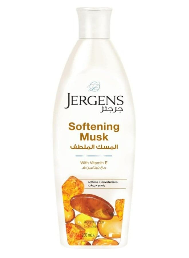 Jergens Softening Musk Dry Skin Moisturizer 200ml