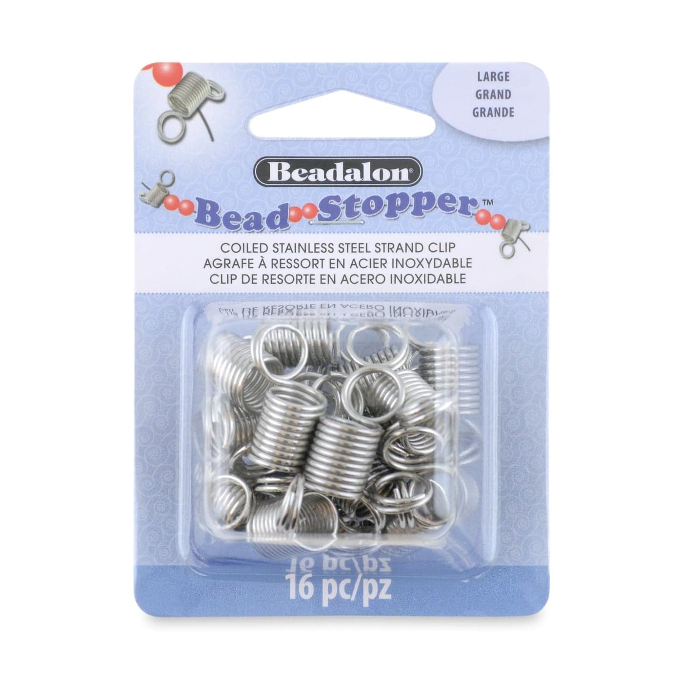 Beadalon Bead Stopper Large 16 pc
