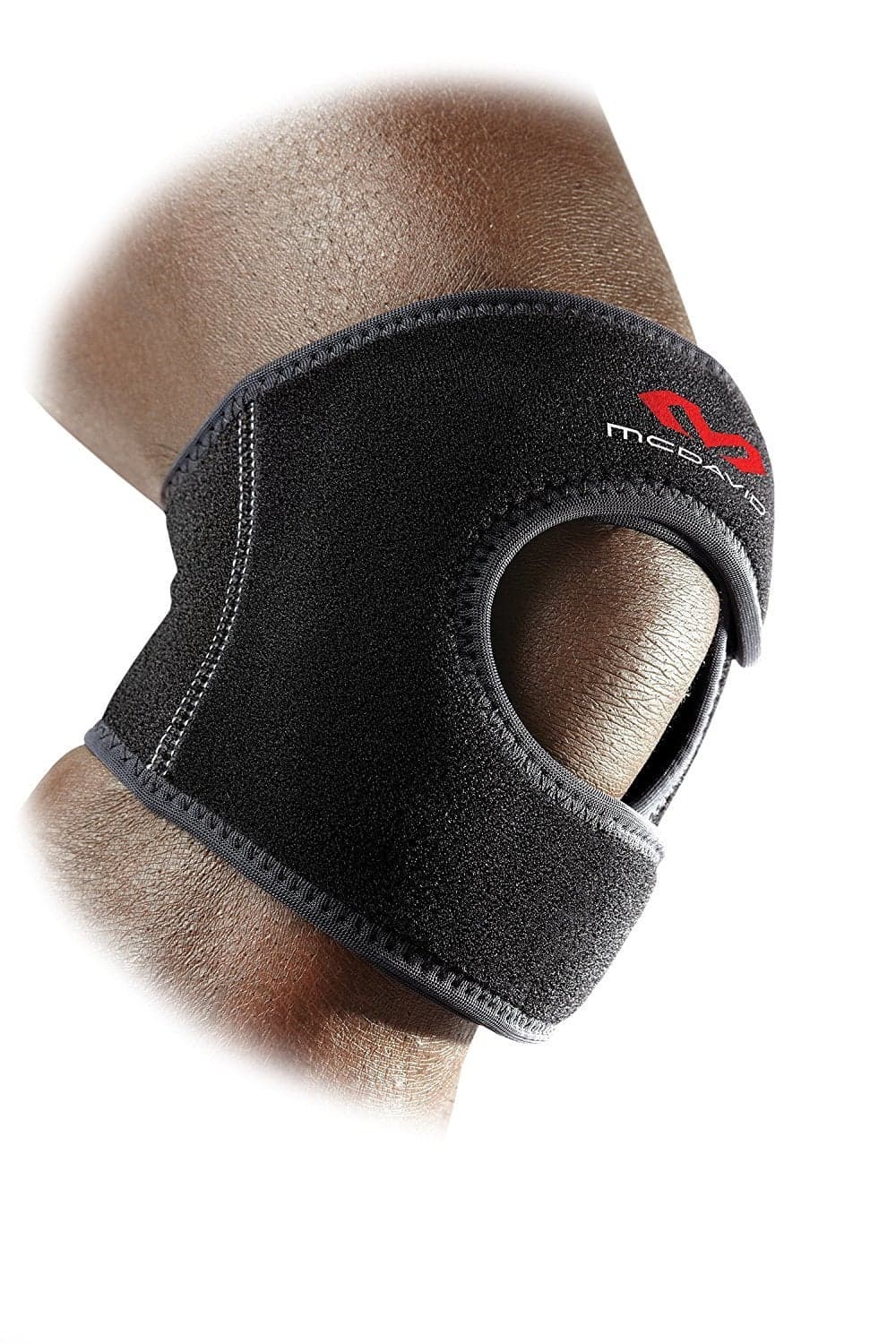 McDavid Knee Support Wrap, Knee Pain Relief from Jumpers Knee, Runners Knee, Patella Support, Tendon Support, Cartilage Meniscus Injuries, Adjustable for Men & Women, Sold as Single Unit (1)
