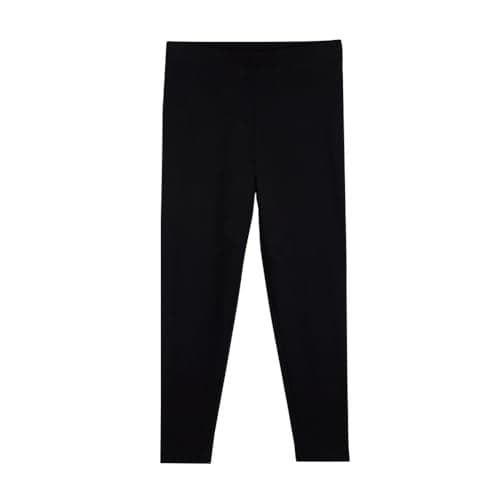 Hopscotch Girls Slim Fit Leggings in Black Color For Ages (4-5 Years)
