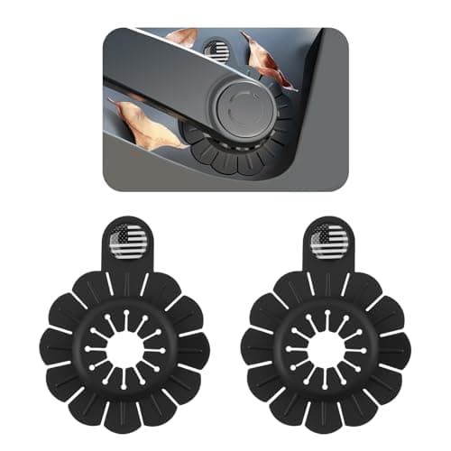 2PCS Car Wiper Arm Hole Cover with American Flag Icon3dimensional Windshield Wiper Covers for Hole to Block Leaves Decorate CarSilicone Windshield Wipers Arm Holes Cover