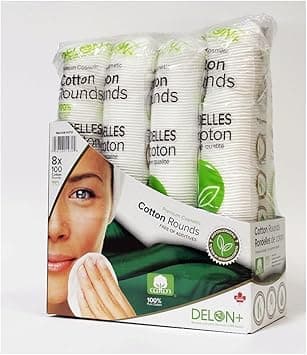 Delon 100 Cleansing Cotton Rounds 800 Count