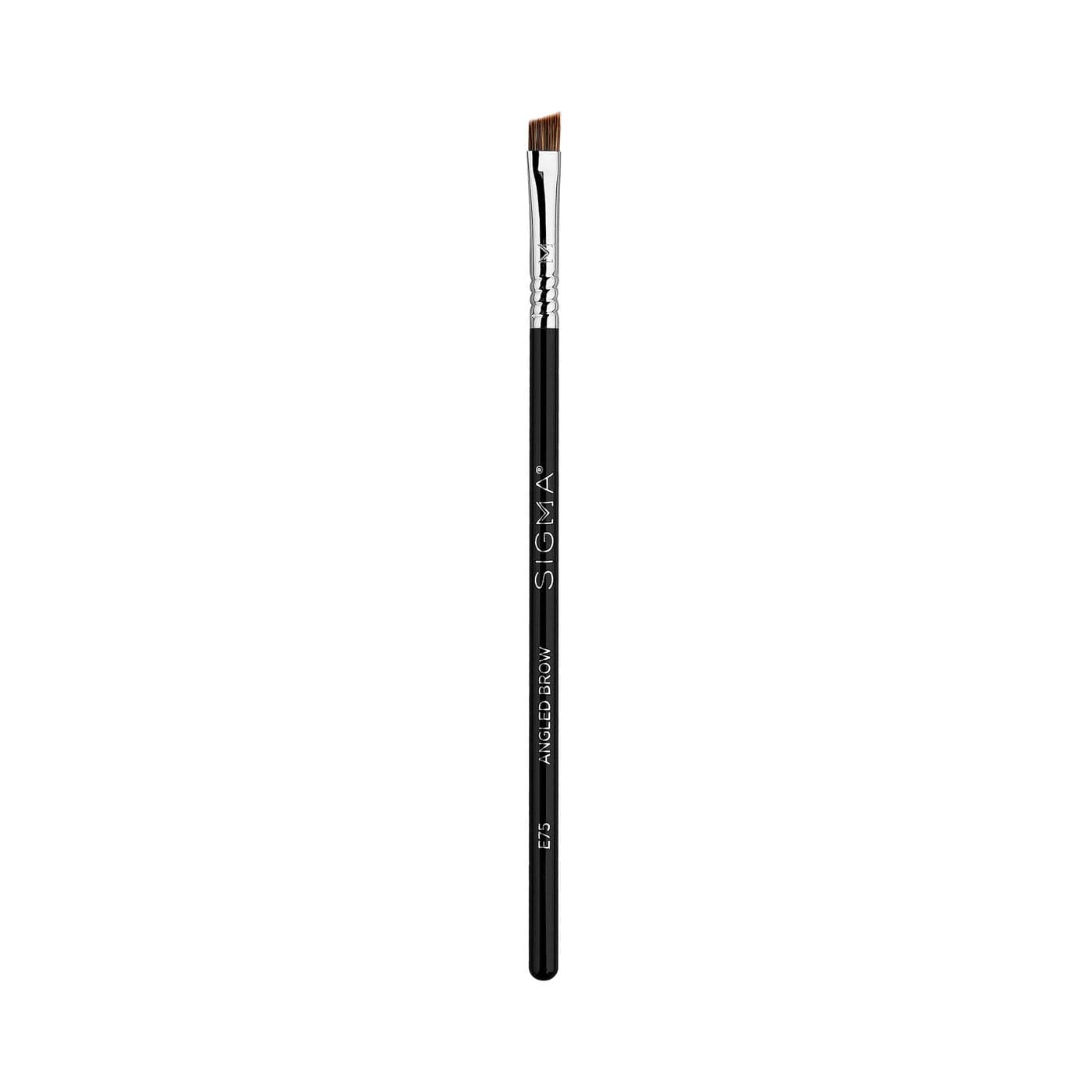 Sigma Beauty E75 Angled Brow Makeup Brush Angled Brow Brush for Gel or Powder Products Define Shape Eyebrows