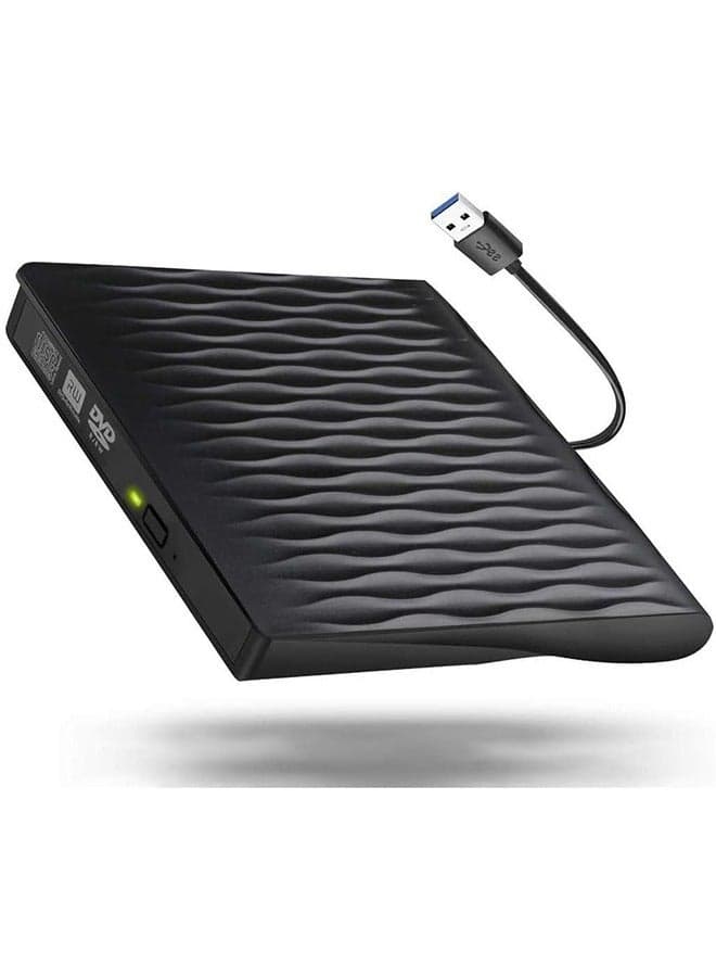USB C External CD DVD Drive, USB Type C Adapter to USB 3.0 Superdrive Optical Drive DVD CD+/-RW Burner Writer Compatible with MacBook Air iMac Windows and Laptop