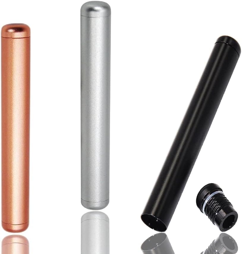 Airtight Metal Pill Containers for Travel - 3 Pack