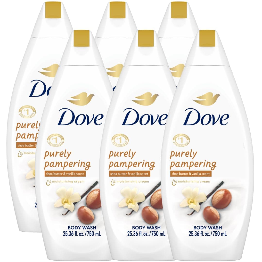 Dove Body Wash Purely Pampering 750 ML Pack of 6