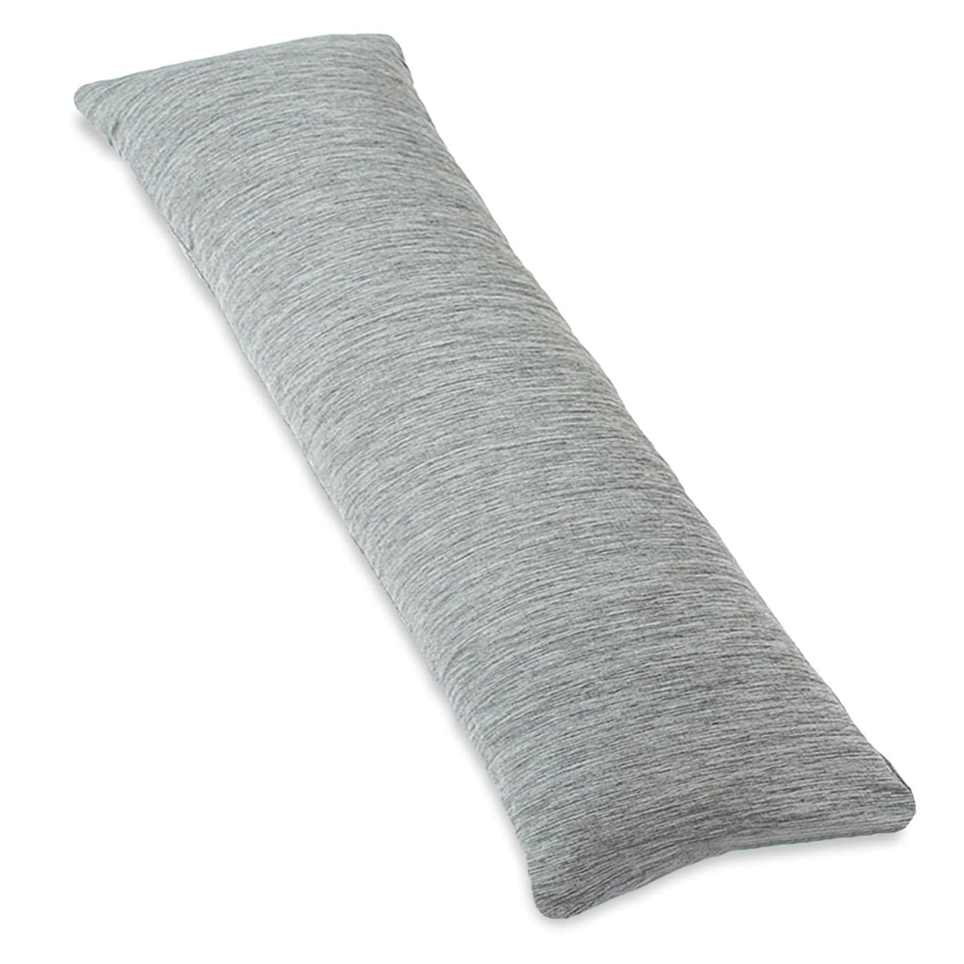 1 MIDDLE ONE Body Pillow Cooling Memory Foam Body Pillows for Adults Sleeping Long Pillow for Bed Big Large Firm Full Body Pillow for Side Sleeper 20x54 Inch Cooling Grey