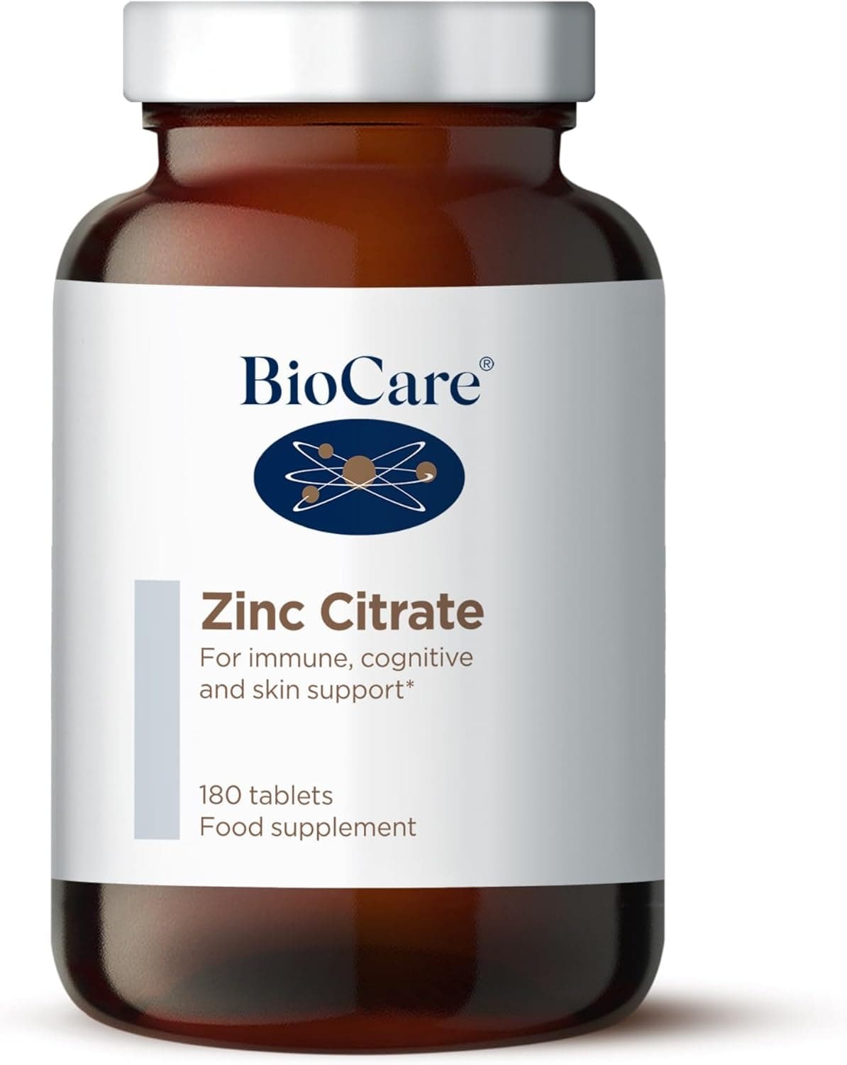 BioCare Zinc Citrate for Immune Skin Support 180 Tablets
