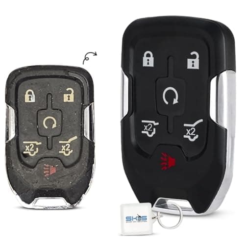 Case Shell Smart Key Fob Keyless Entry Remote fits 2014 2015 2016 2017 Chevy Tahoe Suburban GMC Yukon HYQ1AA