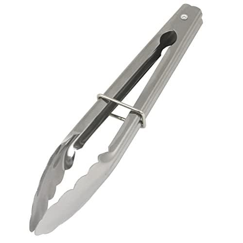 Chef Craft Clam Shell Tongs, 9-Inch, Stainless Steel