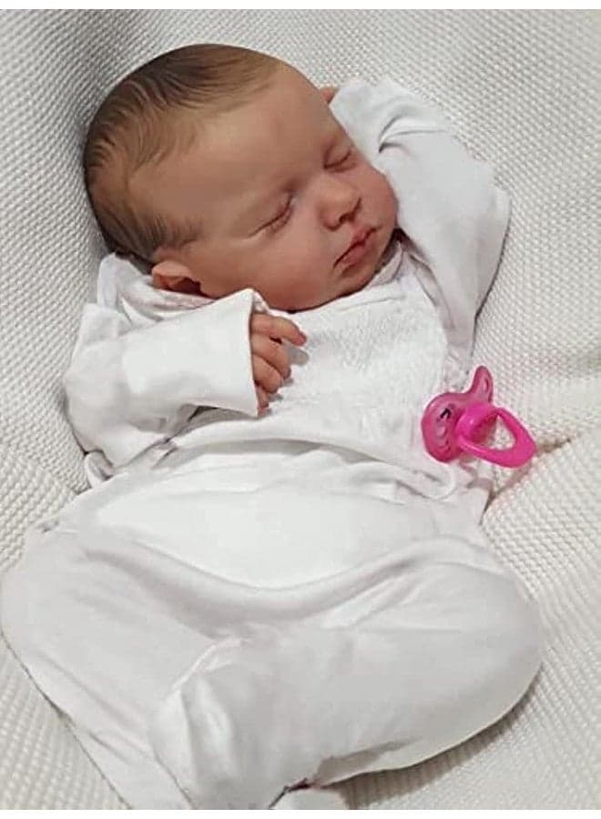 iCradle Lifelike Reborn Baby Doll 20 Inch Real Looking Weighted Reborn Girl Doll Best Birthday Set for Girls Age 3