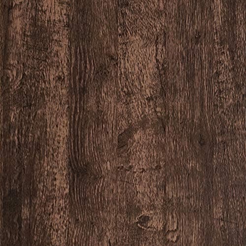 Dimoon 17.7"x118''Wood Peel and Stick Wallpaper Brown Dark Wood Wallpaper Wood Contact Paper Brown Wood Plank Removable Rustic Wood Grain Self-adhesive Vintage Texture Desk Cabinet Counter Vinyl Roll