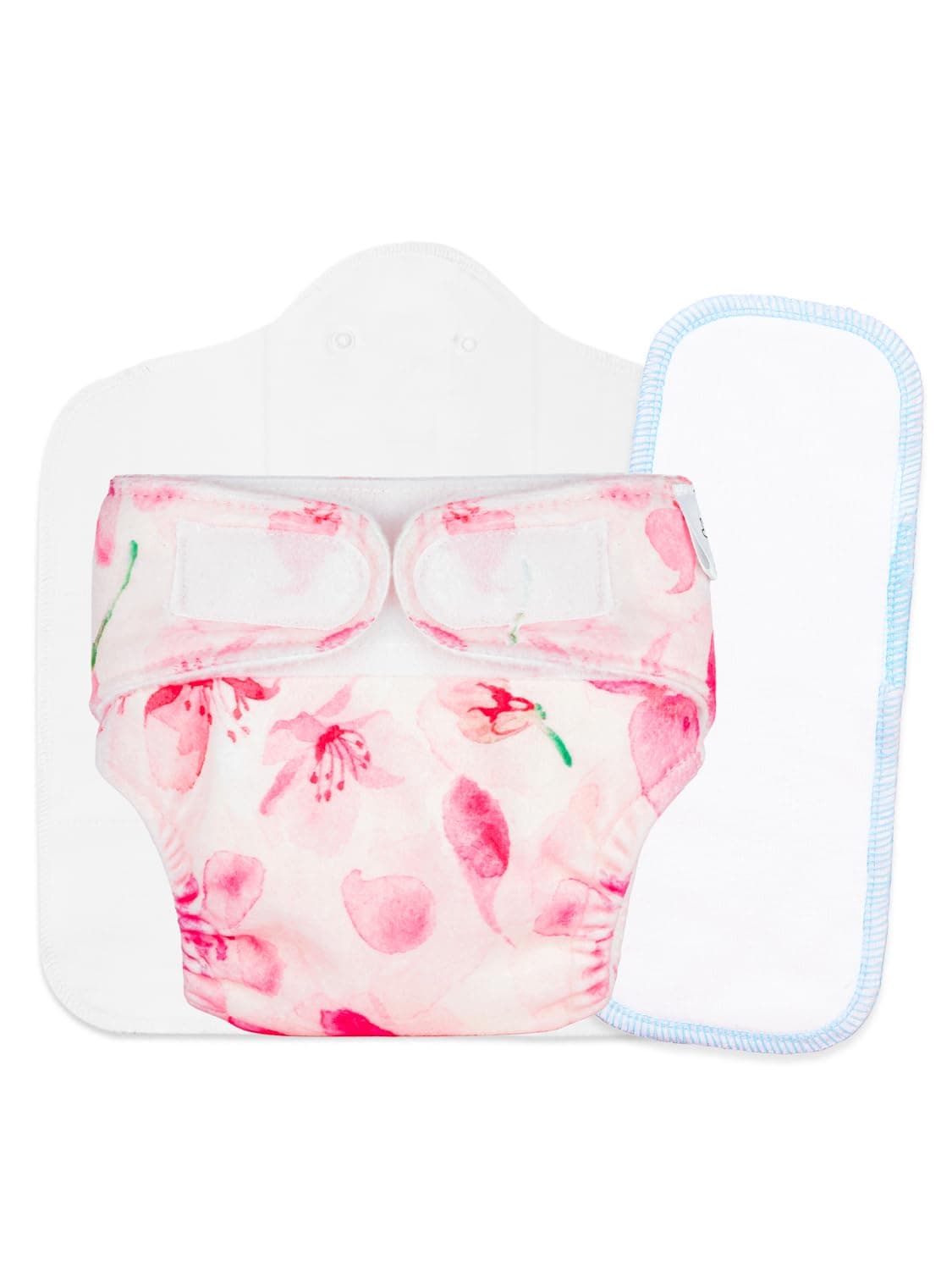 SuperBottoms New Born UNO Cloth Diaper Combo Pack - Includes 1 UNO Diaper, 1 DryFeel Magic Pad & 1 Universal Booster Pad - Reusable, Washable, Organic & Rash-Free - For Babies – 0-3M - Eco-Friendly