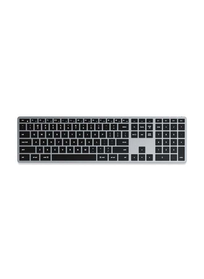 Ultra Slim Backlit X3 Bluetooth Keyboard Space Grey