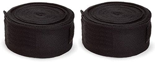 Kobo WTA14 Boxing Hand Wraps, 108-inch (Black)