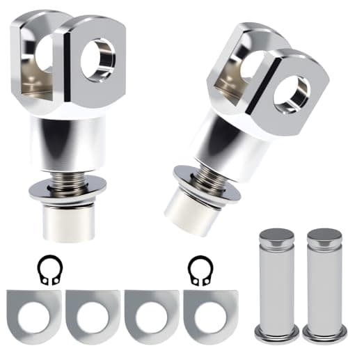 amavoler Motorcycle Foot Pegs Mount Supports Footrest Mounting Clevis Hardware Kit for Softail FXST Low Rider Sport Glide Dyna FXR FXchrome