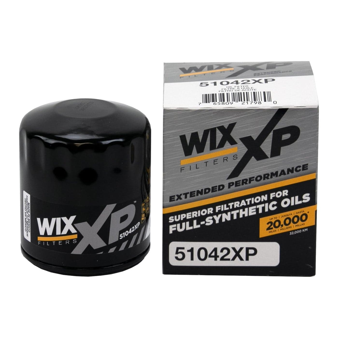 WIX 51042XP WIX XP Oil Filter Replacement Built for Synthetic Oil Compatible With Various GM Cars Trucks 7576 9612 Various Light Duty applications Chevrolet Buick Cadillac 7512