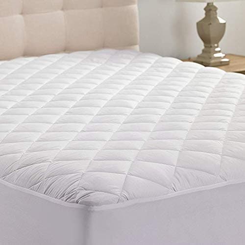 The Bettersleep Company Brand 42cm Extra Deep Egyptian Cotton Mattress Protector Double Bed Hotel Quality Percale Cotton Supersoft Diamond Quilted Anti Allergenic Extra Comfort Protection