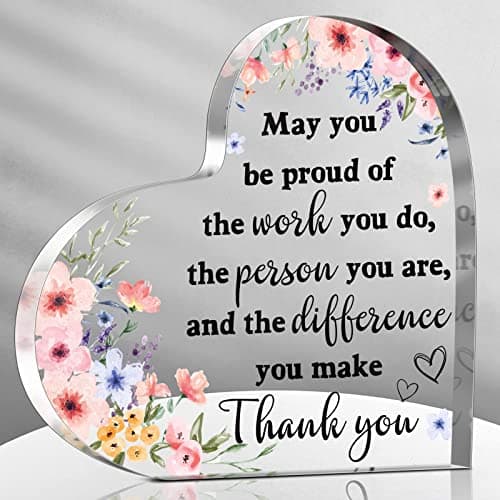 Yinder Thank You Gifts for Women Graduation Desk Decor Gifts for Teacher Coworker Doctor Nurse Leaving Job Inspirational Quotes Farewell Gift for Boss Staff Home Office Desk DecorMay Be Proud