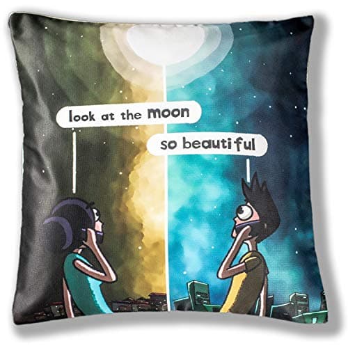 Vendola Polyester Satin Printed Cushion With Fillers (Multicolour, 12X12 Inches)